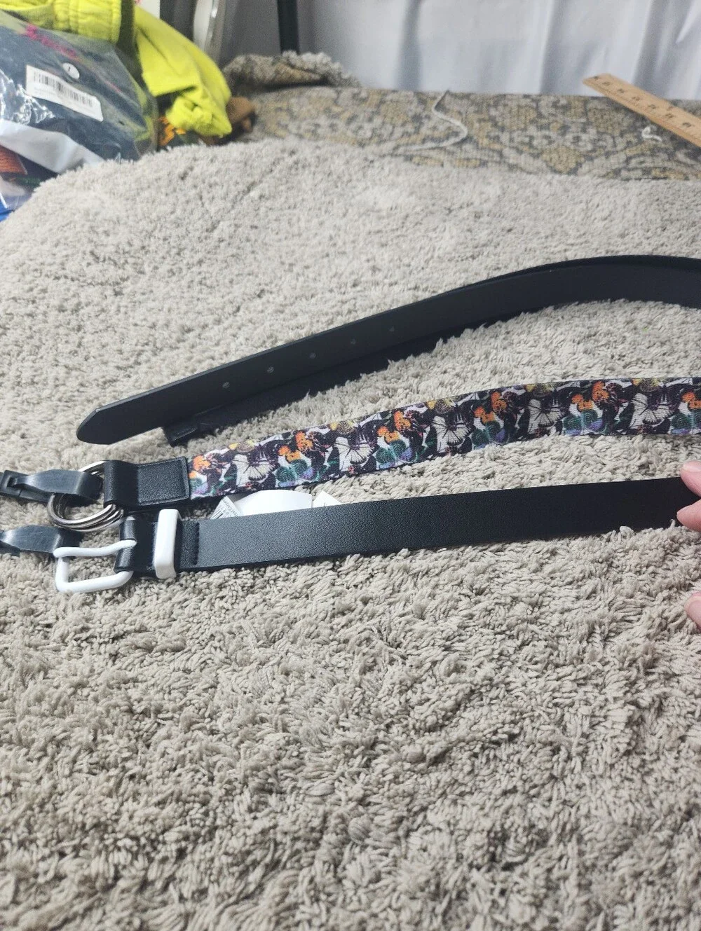 Girls' 2pk Butterfly & Daisy Belt Set - art class XL